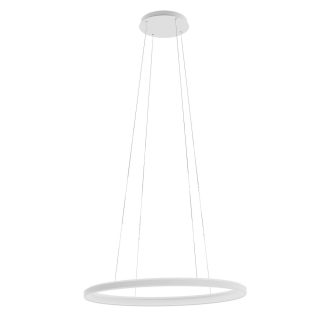 NOBU LED függőlámpa, matt fehér, 80x52 cm