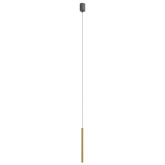 KANJI LED függőlámpa, 35 cm, matt arany