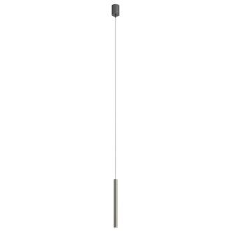 KANJI LED függőlámpa, 35 cm, nikkel