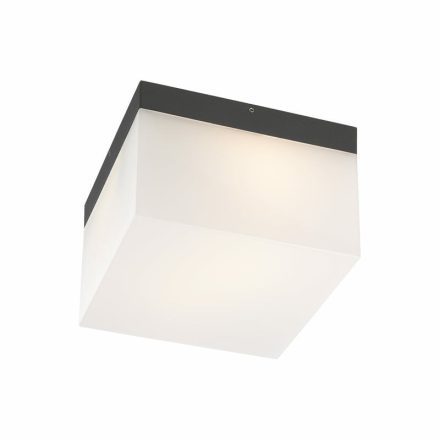 Cube kültéri LED mennyezeti lámpa, sötétszűrke 10078