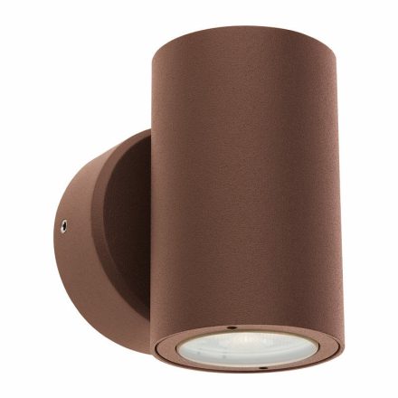 Miniround kültéri LED fali lámpa, rozsda 10189