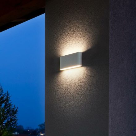Pocket kültéri LED fali lámpa, matt fehér 10212
