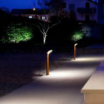 Slider kültéri LED álló lámpa, rozsda 10238