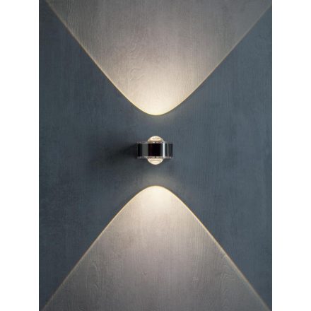 Double kültéri LED fali lámpa, nemesacél 10377