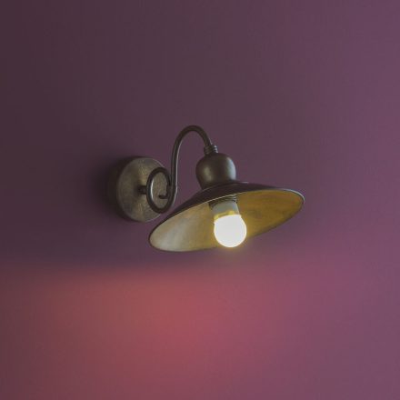 LENA fali lámpa, rozsda, 10826