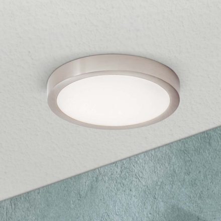 LERO modern LED mennyezeti lámpa matt króm színben, 18cm