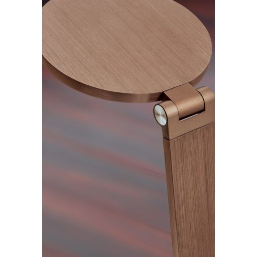 WORK modern LED asztali fali lámpa bronz színben