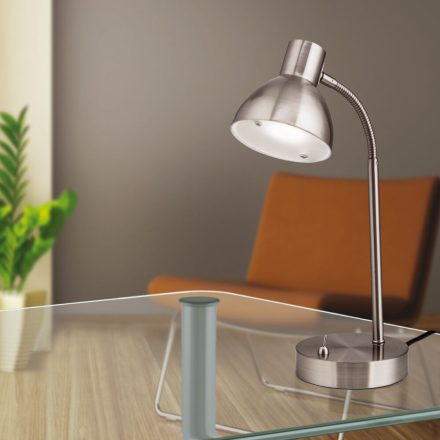 NEMO modern LED asztali lámpa matt króm