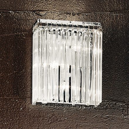 ALEIRO modern-kristály fali lámpa, króm