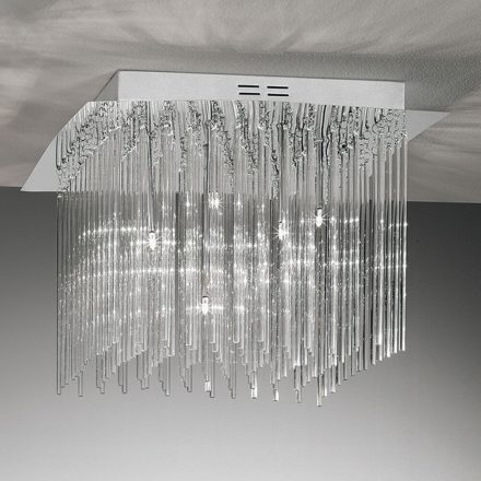 ALERIO modern-kristály mennyezeti lámpa, 60cm