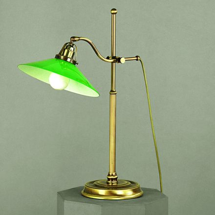 Artdesign klasszikus íróasztali lámpa patina színben
