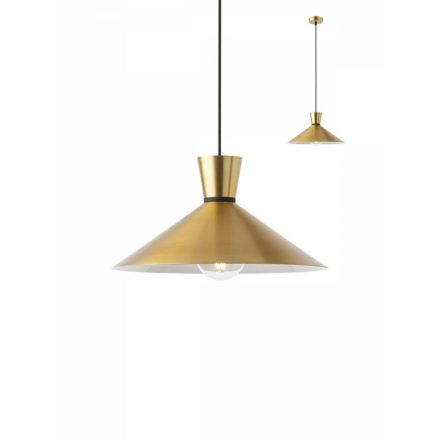 KIMONO modern, matt arany konyhai függő lámpa