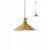 KIMONO modern, matt arany konyhai függő lámpa
