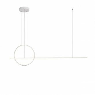 ROTONDA minimál LED függőlámpa fehér