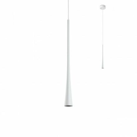 IMBUTO minimál LED függőlámpa fehér/fehér, 144cm