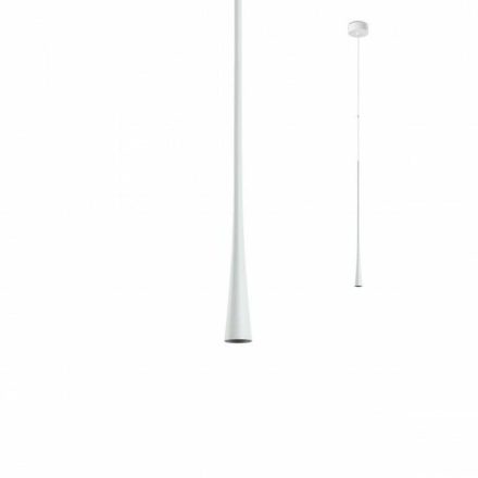 IMBUTO minimál LED függőlámpa fehér/fehér, 164cm