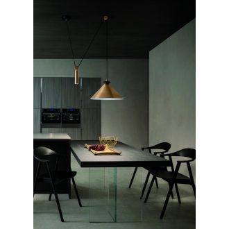 TRIANGOLO modern függőlámpa bronz/bronz,