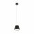 PESCAR modern LED függőlámpa fekete/fekete, 150cm