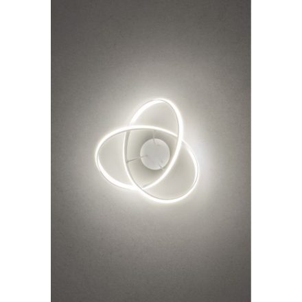 SCARABOCHIO Modern LED mennyezeti lámpa matt fehér/opál, 26cm