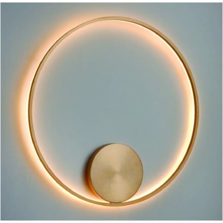 ANILLOS minimál LED fali lámpa matt fehér/opál, 40cm