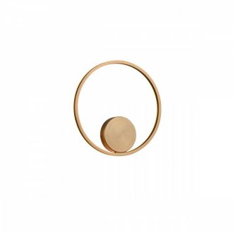 ANILLOS minimál LED fali lámpa bronz/opál, 40cm