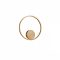ANILLOS minimál LED fali lámpa bronz/opál, 40cm