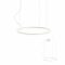 ANILLOS minimál LED csillár matt fehér/opál, 60cm
