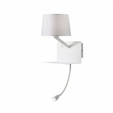 MESA Modern LED fali lámpa matt fehér/fehér