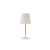 DIVA modern asztali lámpa fehér  fehér ernyővel/búrával, 1Xmax. 42W