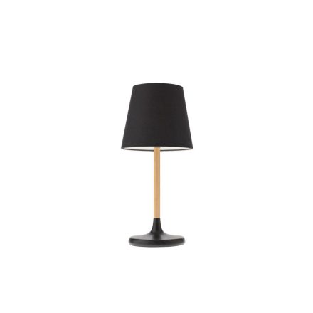 DIVA modern asztali lámpa fekete  fekete ernyővel/búrával, 1Xmax. 42W