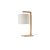 RADAL modern asztali lámpa natúr fa  bézs ernyővel/búrával, 1Xmax. 42W