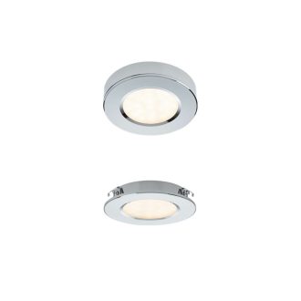   MT modern LED sűlyesztett lámpa króm  opál ernyővel/búrával,3W semleges fehér fényű 4000K