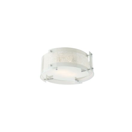 ZELDA modern mennyezeti lámpa fehér  opál ernyővel/búrával, 2Xmax. 42W