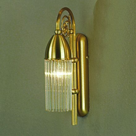BERLIN klasszikus fali lámpa, 1-es, bronz