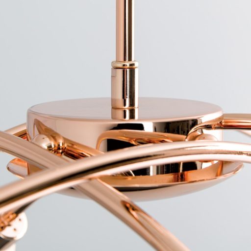 CARLA modern csillár, függeszték, rose-gold