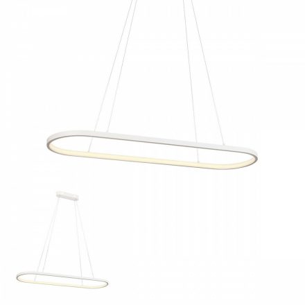 LAP modern LED csillár, fehér, 91x26 cm