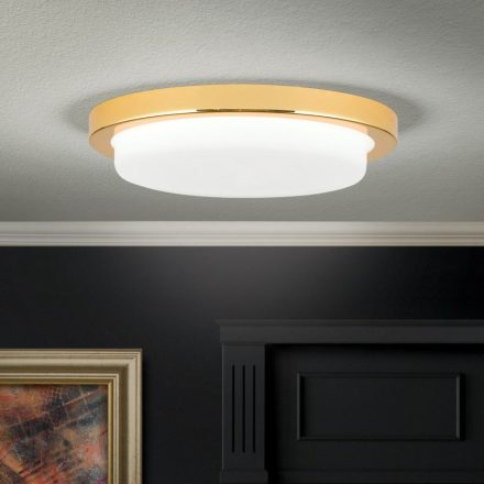 LEROX modern LED mennyezeti lámpa, D.20cm, arany