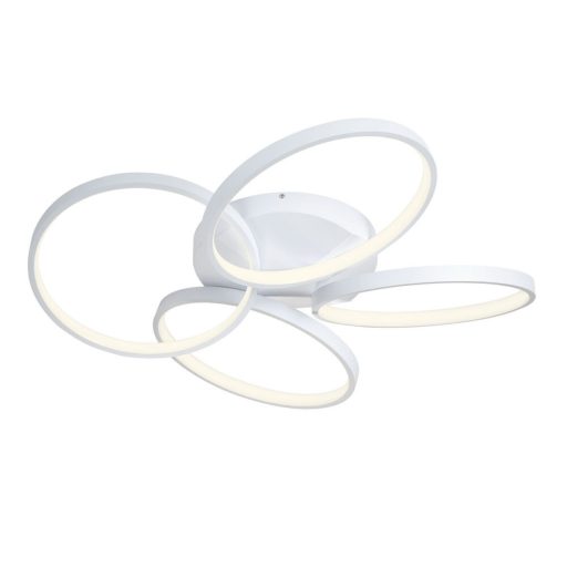 ESPIRAL modern LED mennyezeti lámpa, ötös, fehér