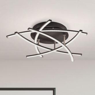   CCT LED Mennyezeti lámpa, Cross TW , 5x LED 4,5 W , homok fekete, 20896