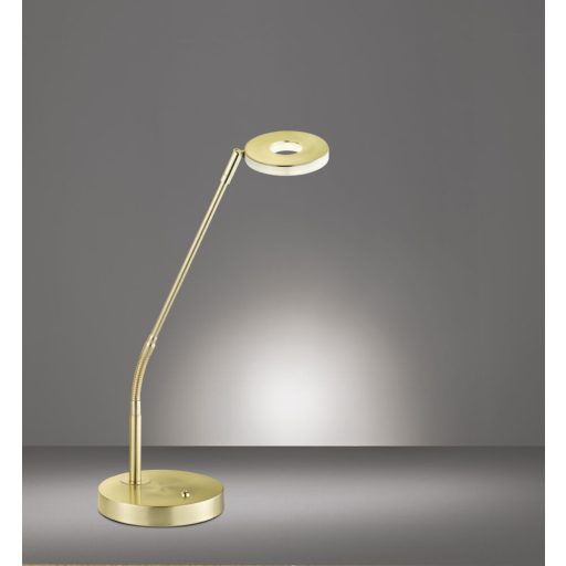 CCT LED Asztali lámpa, Dent , 1x LED 6W , sárgaréz, 50064