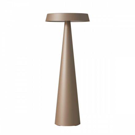 TAO hordozható LED asztali lámpa, barna