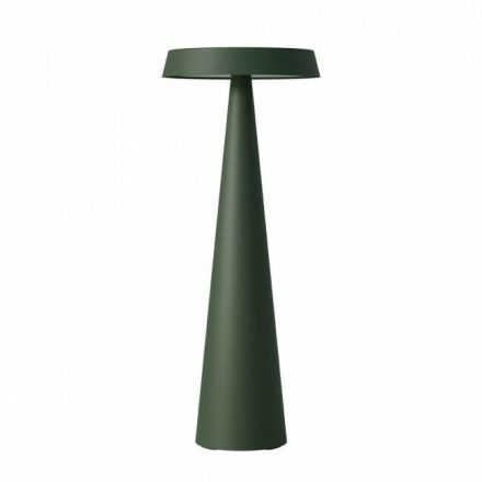 TAO hordozható LED asztali lámpa, sötétzöld