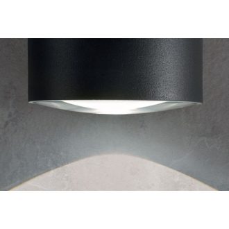 LOG LED külötéri mennyezeti lámpa, antracit