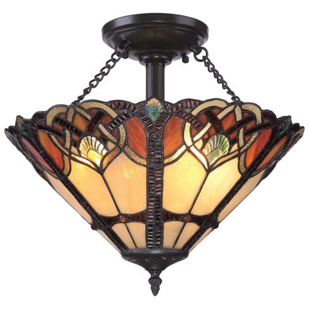 Cambridge mennyezeti lámpa, Tiffany