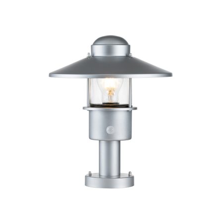 Kültéri lámpa, KLAMPENBORG, 32 cm, ezüst, sensor