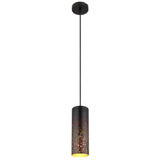 CROCKY-fuggolampa-1xE27-150-cm-matt-fekete