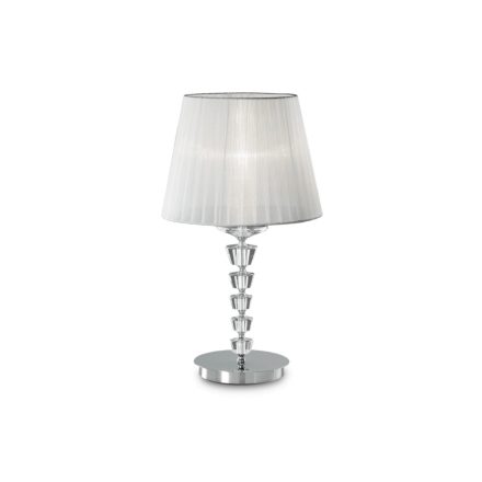 PEGASO asztali lámpa, modern kristály, króm, nagy méret