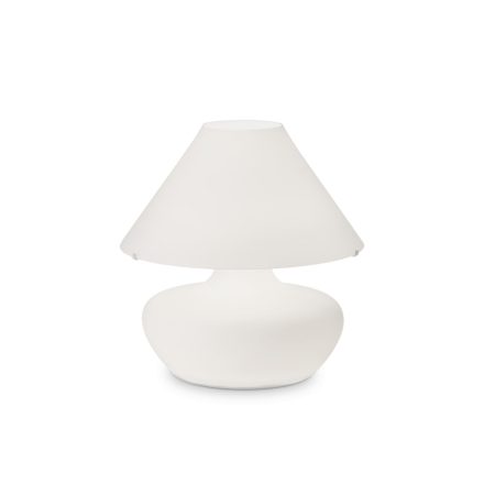 ALADINO asztali lámpa, modern, matt opál, 35-ös
