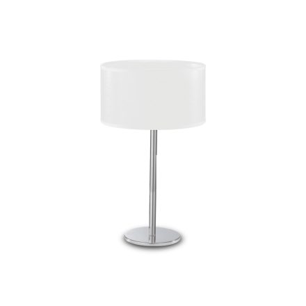 WOODY modern asztali lámpa, fehér ernyővel