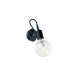 EDISON modern fali lámpa, 1-es, fekete